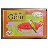 G - Garden Tool Lot with Rakes Watering Cans Solar Flamingo and Hummingbird Feeder