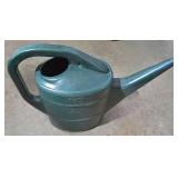 G - Garden Tool Lot with Rakes Watering Cans Solar Flamingo and Hummingbird Feeder