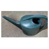 G - Garden Tool Lot with Rakes Watering Cans Solar Flamingo and Hummingbird Feeder