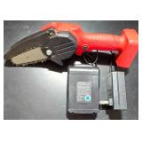 G - Pair of North Tech 4-Inch Pruning Chainsaws with Batteries, Charger, Extra Blade and Chains