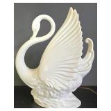 G - Vintage Maddux Swan TV Lamp Planter