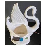 G - Vintage Maddux Swan TV Lamp Planter