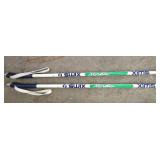 G - Trak Spectrum Cross Country Skis with Salomon Bindings, Poles, and Exel 80" Case