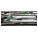 G - Trak Spectrum Cross Country Skis with Salomon Bindings, Poles, and Exel 80" Case