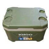 G - Outdoor Set with 52 Qt Igloo Cooler, Folding Camp Chair, Soft Side Cooler, and New US Flag