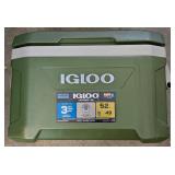 G - Outdoor Set with 52 Qt Igloo Cooler, Folding Camp Chair, Soft Side Cooler, and New US Flag