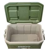 G - Outdoor Set with 52 Qt Igloo Cooler, Folding Camp Chair, Soft Side Cooler, and New US Flag