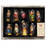 FR - Christopher Radko Walt Disney Snow White and the Seven Dwarfs Ornament Set
