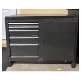 G - Craftsman Workstation with Drawers and Cabinet