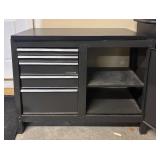 G - Craftsman Workstation with Drawers and Cabinet
