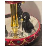 FR - Christopher Radko Tuxedo Carousel Ornament / VERY RARE Christopher Radko Ornament Tuxedo Carousel Penguins Glass Christmas