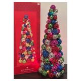 FR - Festive Prelit Multicolor Ornament Christmas Tree