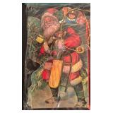 S - Lot of 6 Midwest Importers Victorian Santa and Girl Gift Tag Packs