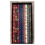 FR - Holiday Gift Wrapping Set with Paper Rolls, Bows, Tags and More