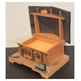 S - Vintage Swiss Chalet Music Box
