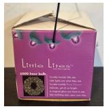 S - Set of 4 New Sylvania Purple Little Lites 50-Count String Lights