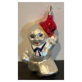 FR - Christopher Radko Ice Man Cometh Glass Ornament