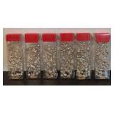 S - Set of 6 New Six-Foot Handcrafted Glass Bead Chains