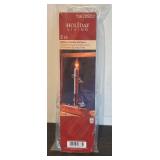 S - Lot of 7 New Holiday Living Safety Candle Holders