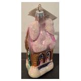 FR - Christopher Radko Midnight Mass Glass Church Ornament