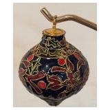 FR - Cloisonne Ornament with Floral and Berry Design