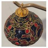 FR - Cloisonne Ornament with Floral and Berry Design