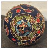 FR - Cloisonne Ornament with Floral and Berry Design