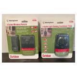 S - New Westinghouse 2-Outlet Wireless Remote and Light-Sensing Countdown Timer Set