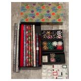 S - Holiday Gift Wrapping Set with Rolls, Bows and Gift Tags