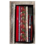 S - Holiday Gift Wrapping Set with Rolls, Bows and Gift Tags