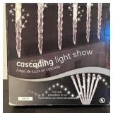 S - GE 6-Count LED Cascading Icicle Lights
