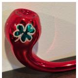FR - Christopher Radko St. Nicks Pipe Glass Ornament