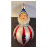 FR - Vintage Christopher Radko  Joey Clown Hand Blown Glass Ornament