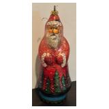 S - Large Festive Old World Style Santa Claus Holiday Ornament