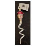 FR - Christopher Radko Snake Prince Glass Ornament