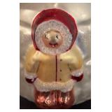 S - Christopher Radko Eskimo and Birdcage Glass Ornaments