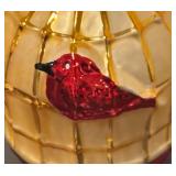 S - Christopher Radko Eskimo and Birdcage Glass Ornaments