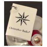 S - Christopher Radko Eskimo and Birdcage Glass Ornaments