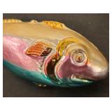 S - Set of 2 Glass Fish Christmas Ornaments