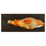 S - Set of 2 Glass Fish Christmas Ornaments
