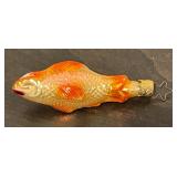 S - Set of 2 Glass Fish Christmas Ornaments