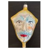 S - Vintage Christopher Radko Einstein Kite Glass Ornament