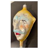 S - Vintage Christopher Radko Einstein Kite Glass Ornament