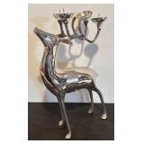 FR - Metal Reindeer Candle Holder