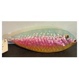 FR - Christopher Radko Rainbow Trout Glass Ornament