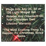 S - Set of 5 New Noma Ornamotor Plug-In Christmas Ornament Rotators