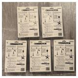 S - Set of 5 New Noma Ornamotor Plug-In Christmas Ornament Rotators