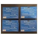 S - Lot of 4 New Blue Battery Operated Mini Light Sets