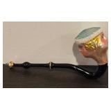 FR - Christopher Radko Talking Pipe Ornament Head Design