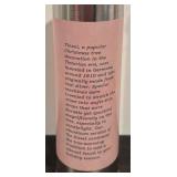 S - Set of 4 Victorian Christmas Tree Tinsel Tins with Metal Tinsel